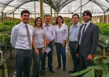 Diretor Geral do Serviço Florestal, Valdir Colatto, visita Base do Programa Arboretum, na Bahia