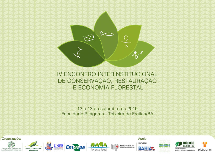 Inscrições abertas para o IV Encontro Interinstitucional de Conservação, Restauração e Economia Florestal